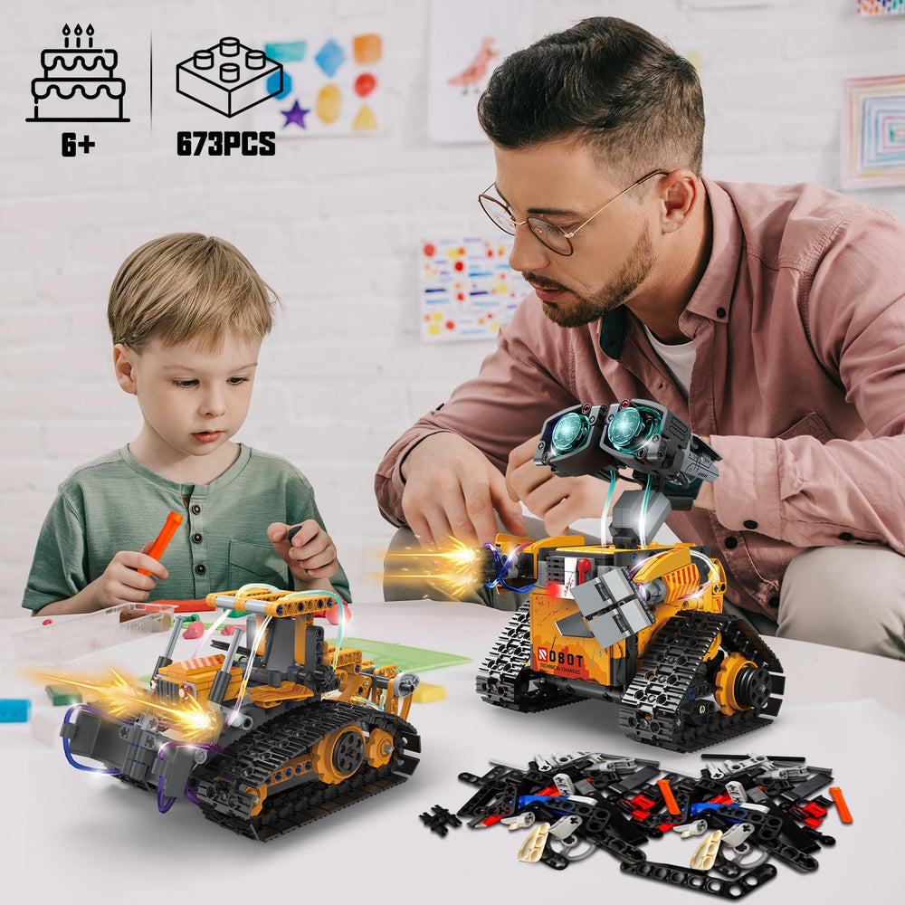 Custoduy STEM robot kit armored vehicle model for STEM exploration
