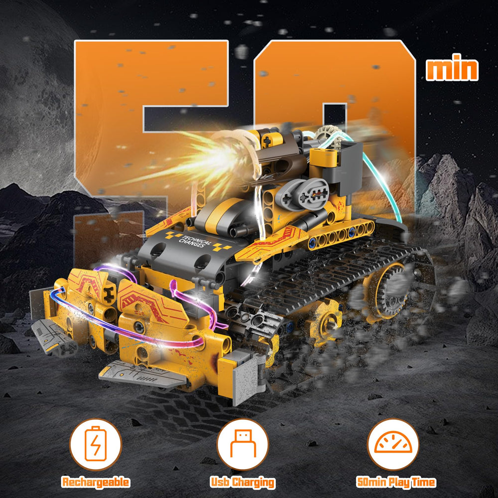 Custoduy STEM robot kit battery charging for longer play sessions