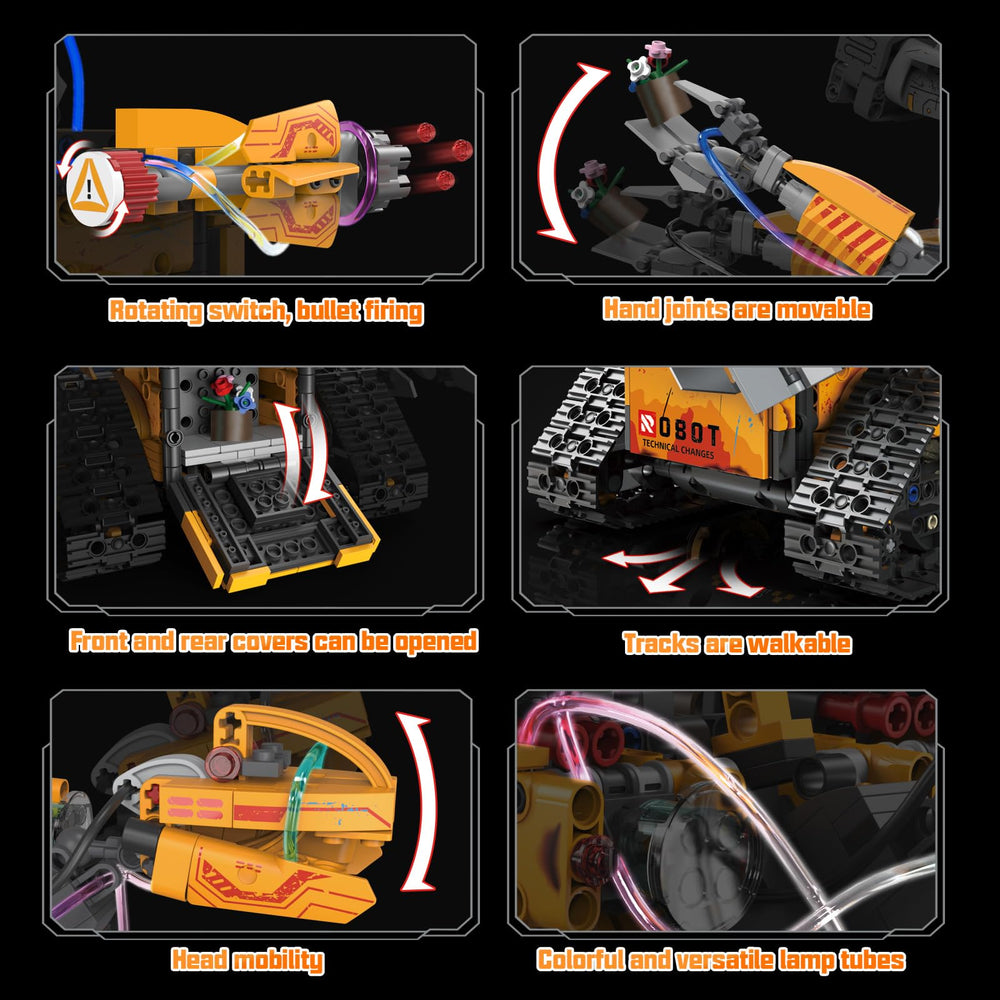 Custoduy STEM robot kit robot model showcasing versatile engineering play