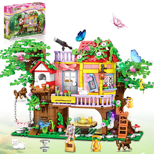 Custoduy tree house blocks for imaginative play and hands-on STEM exploration