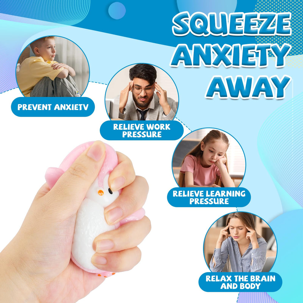 Safe TPR material ensures a gentle, durable texture for repeated squeezes.