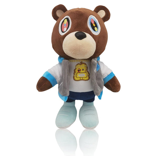 Cute Plush Bear closeup texture shows soft fabric for cozy hugs and comforting bedtime moments.