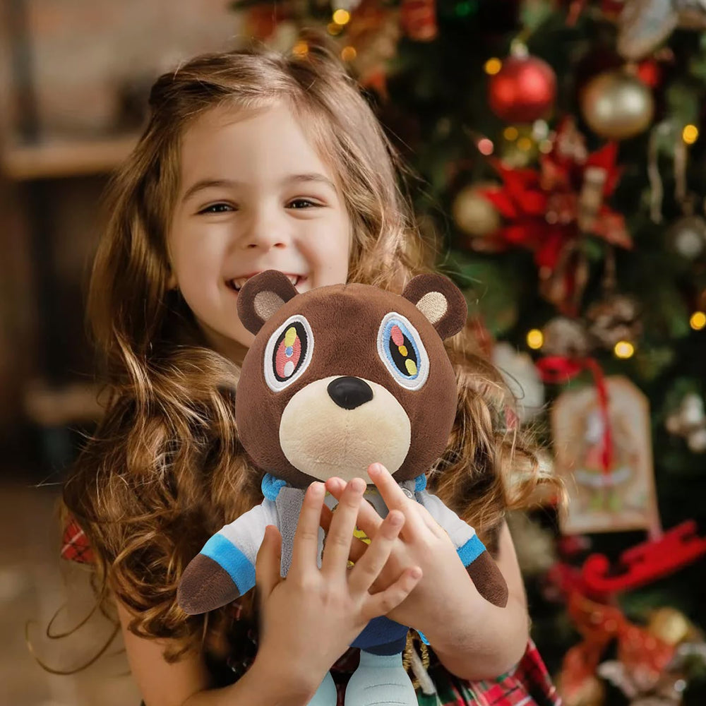 Cute Plush Bear kid-cuddle supports comforting playtime and imaginative games for kids.