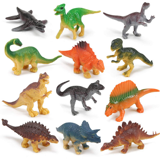 Cute Stone 12 mini dinosaurs lineup sparks storytelling adventures