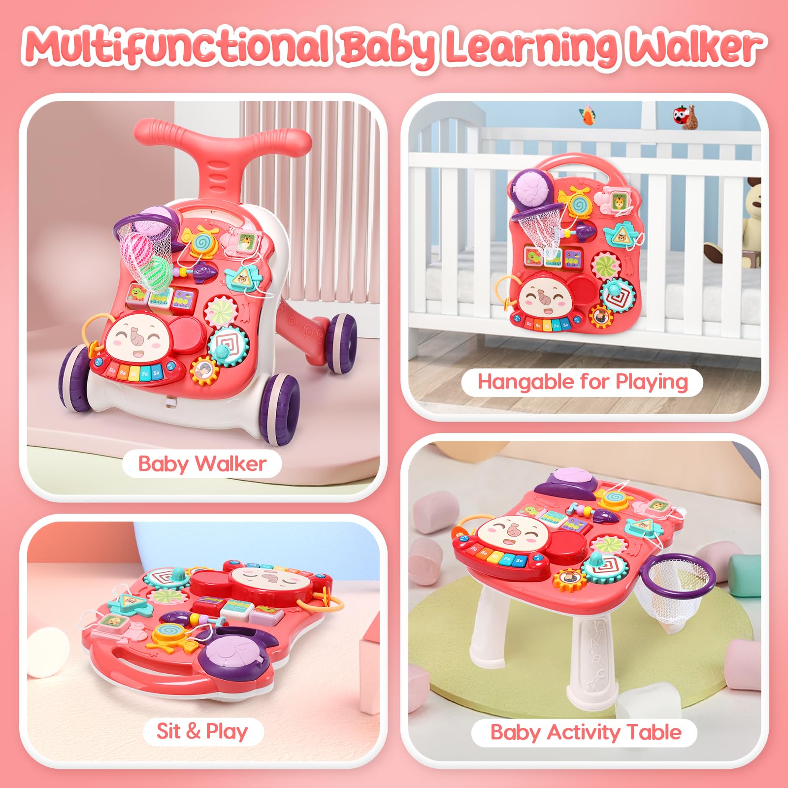 CUTE STONE Baby Walker shape recognition block supports early learning through play