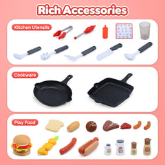 CUTE STONE BBQ suitable for indoor and outdoor play environments