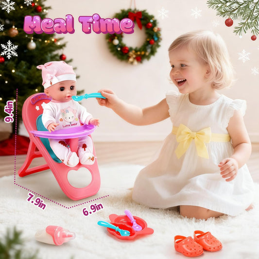 Cute Stone carrier bassinet — portable resting spot for gentle baby care pretend-play.
