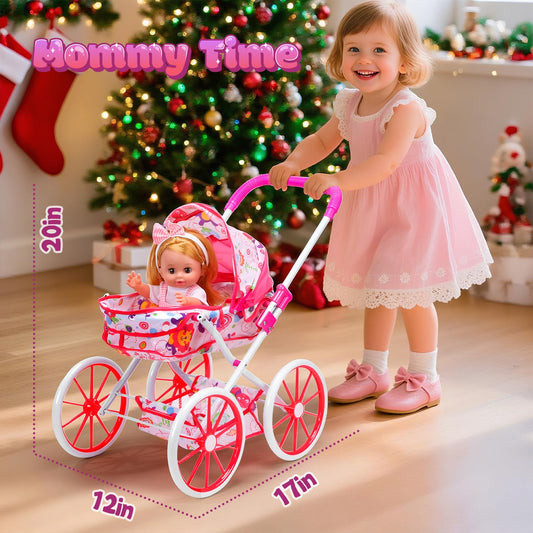 Cute Stone 12-inch doll looks lifelike for realistic role-play