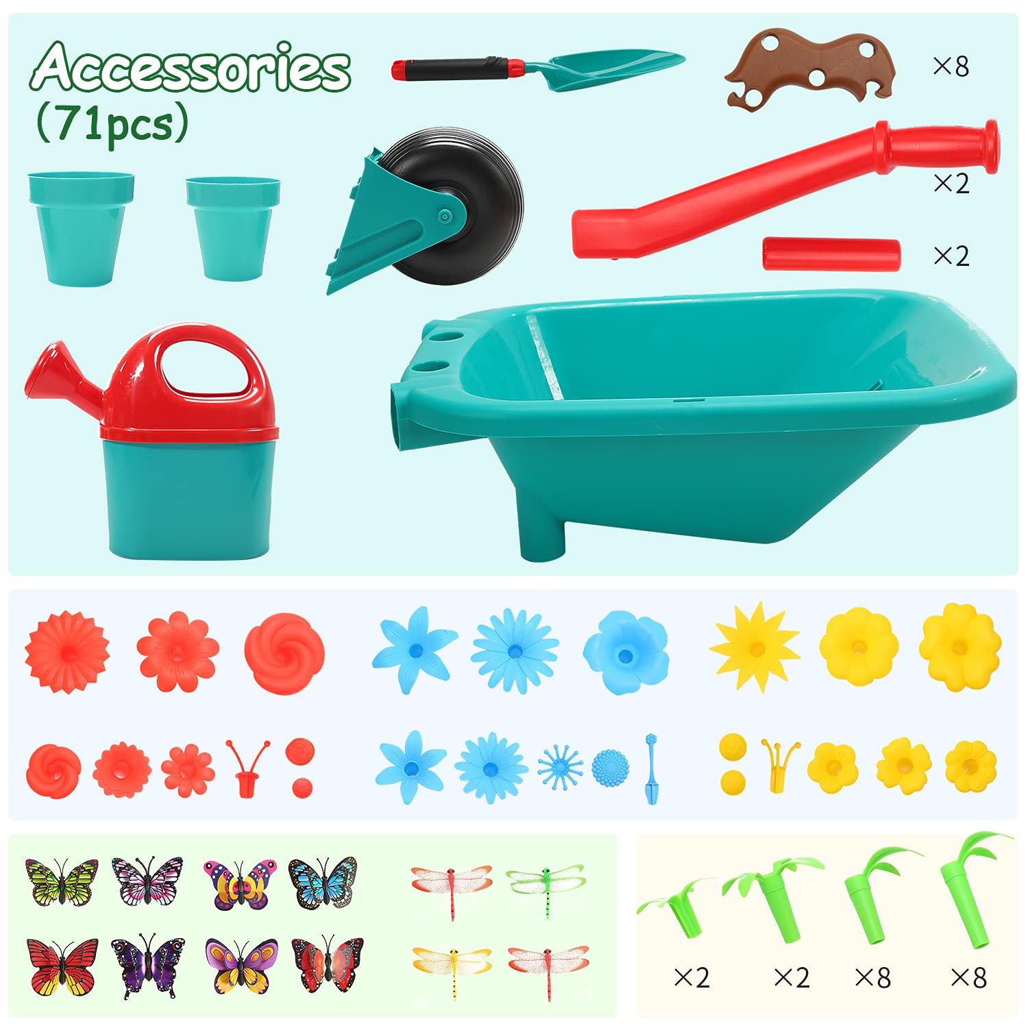 CUTE STONE indoor-outdoor garden play set for family fun.