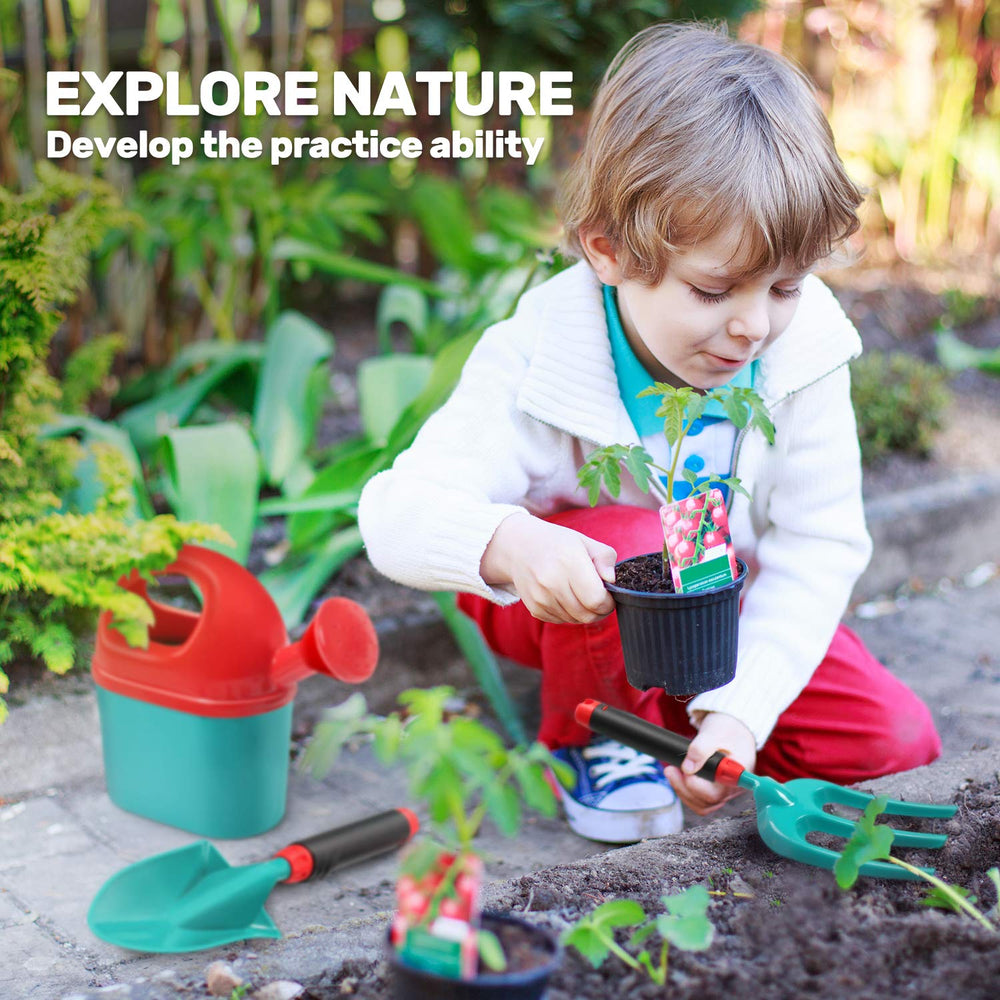 CUTE STONE cultivator helps gentle soil prep for young gardeners