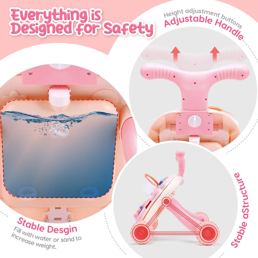 CUTE STONE non-toxic ABS material ensures safe, gentle play.