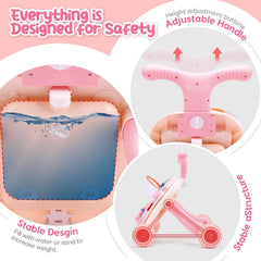 CUTE STONE non-toxic ABS material ensures safe, gentle play.