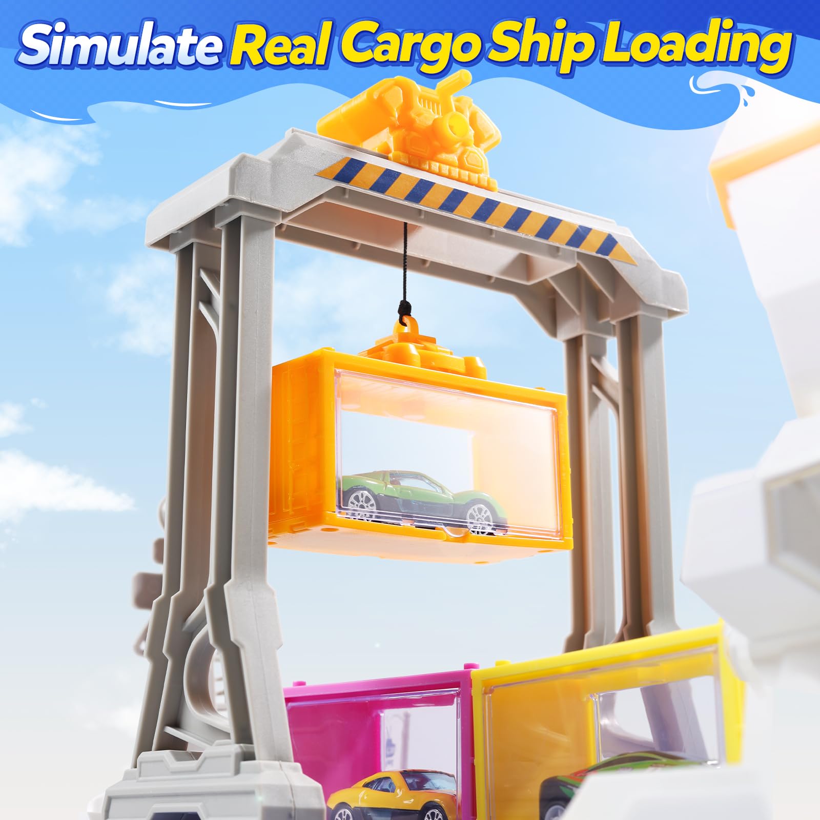 CUTE STONE open cargo hold for loading and storing containers