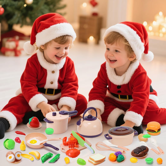 CUTE STONE openable pot lid and cutting board promote safe slicing play and hand-eye coordination