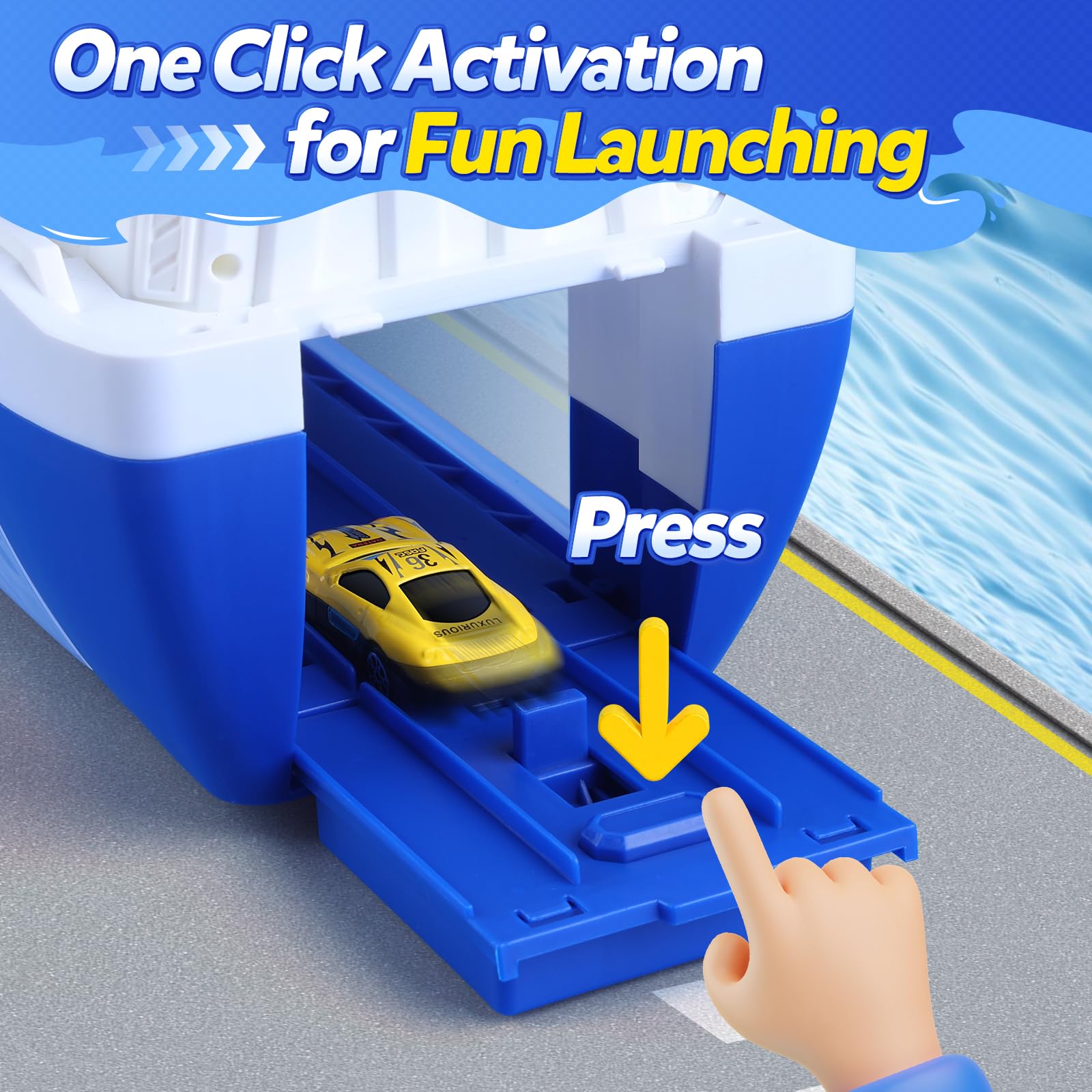 CUTE STONE push and go vehicles ready for quick play