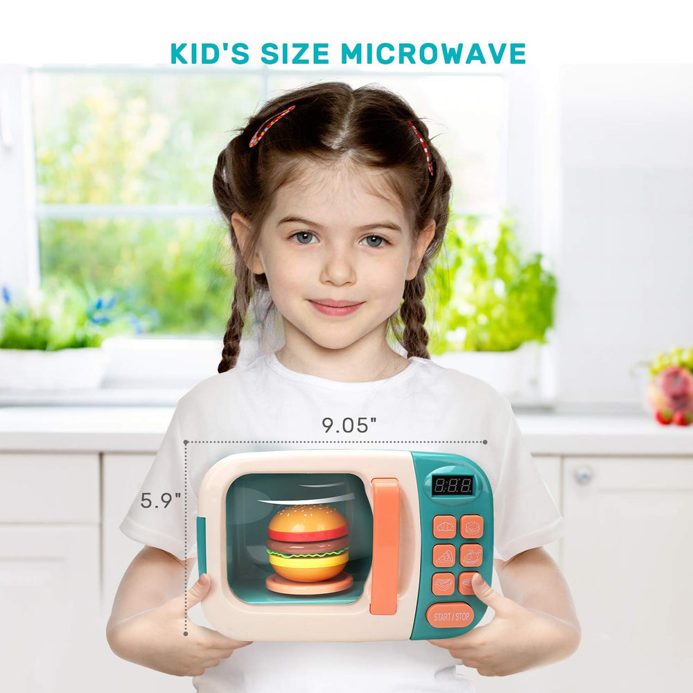 Cute Stone spin microwave plate for authentic rotation during pretend meals.