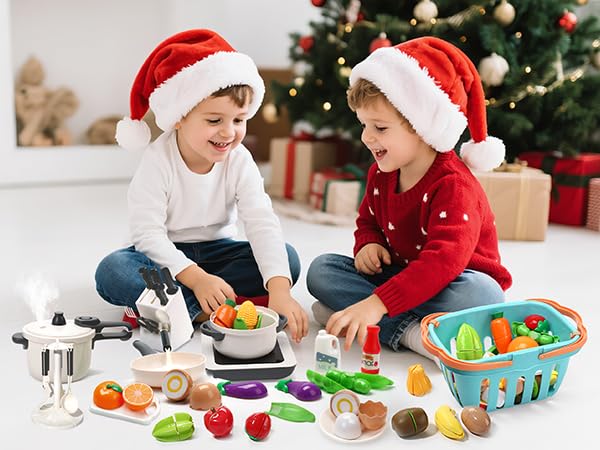 CUTE STONE toy knives block for safe pretend slicing.