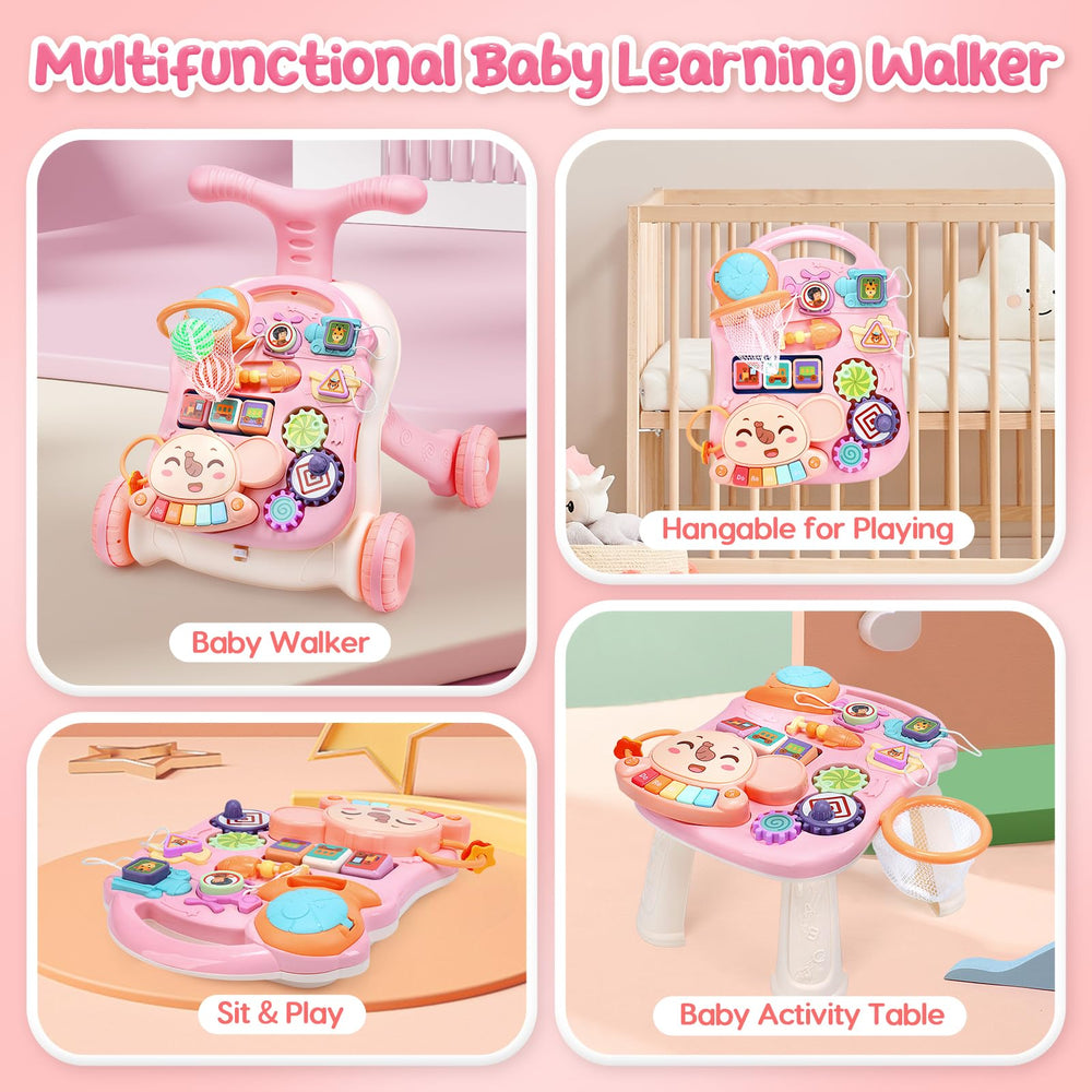 CUTE STONE wide triangular-base design enhances stability during play.