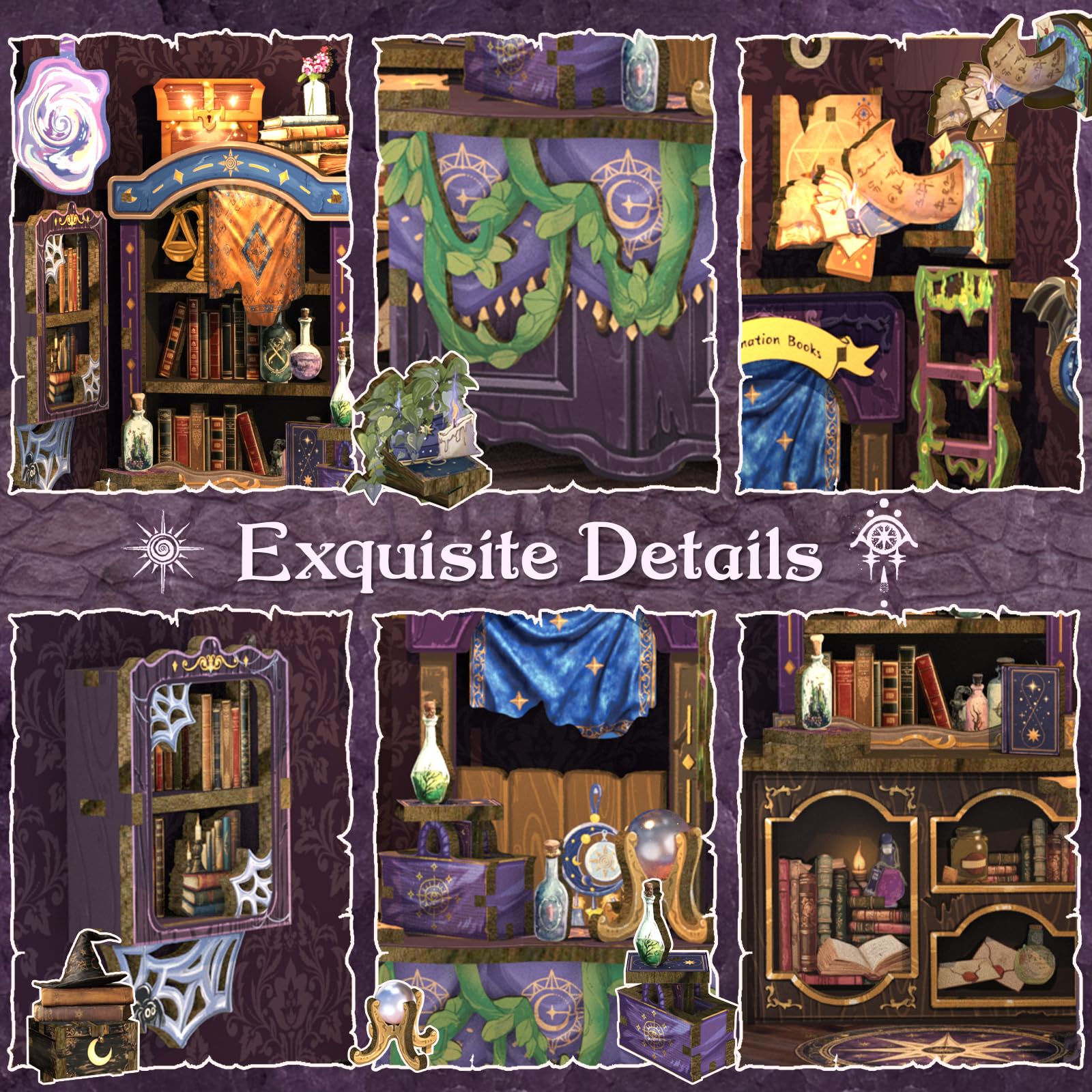 CUTEBEE astrology decor with tarot and crystals enhances mystical vibes.