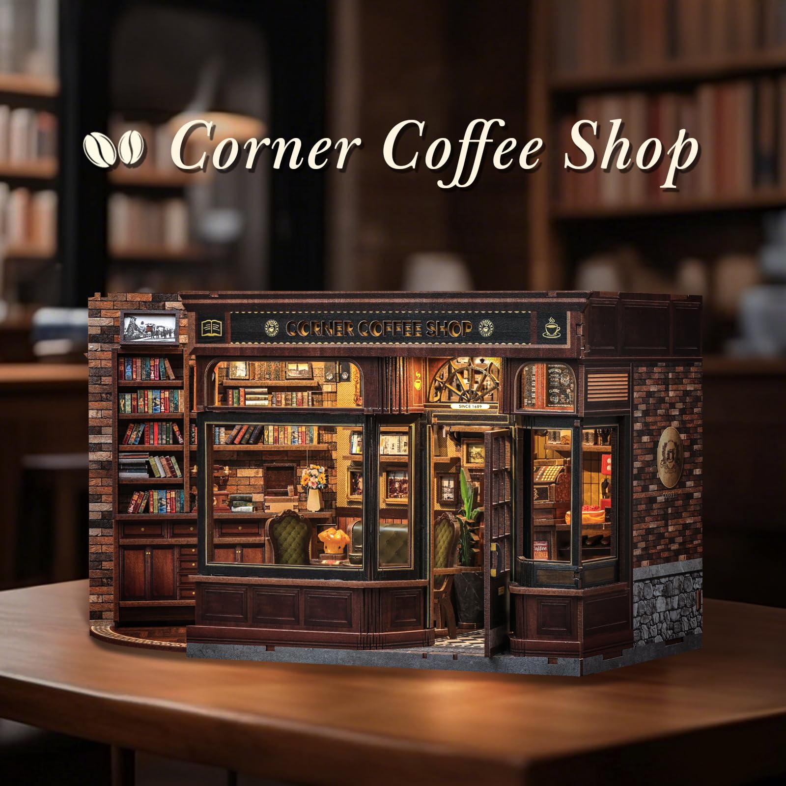 CUTEBEE Book Nook Kit assembly guide simplifies the building process