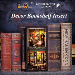Cutebee Book Nook Kit exquisite home decor adds charming bookish ambiance.