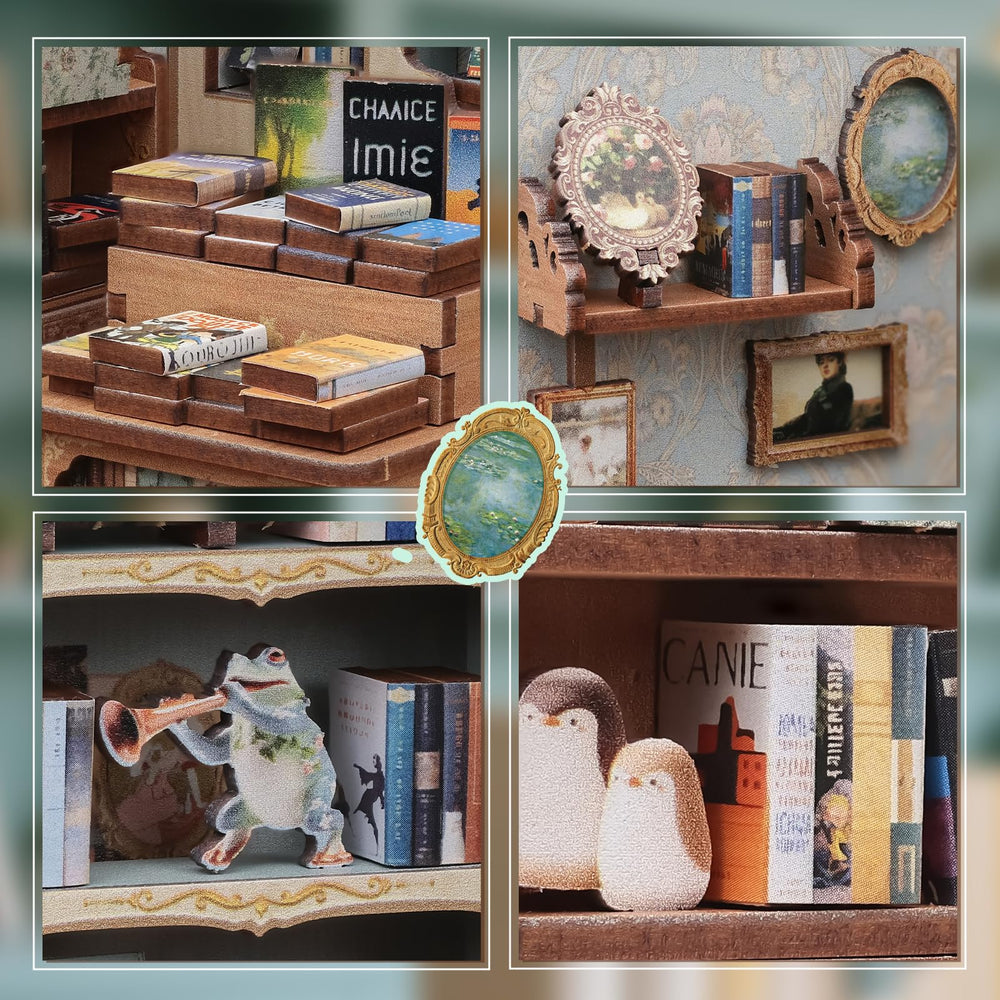CUTEBEE Book Nook Kit ideal gift for readers and crafters