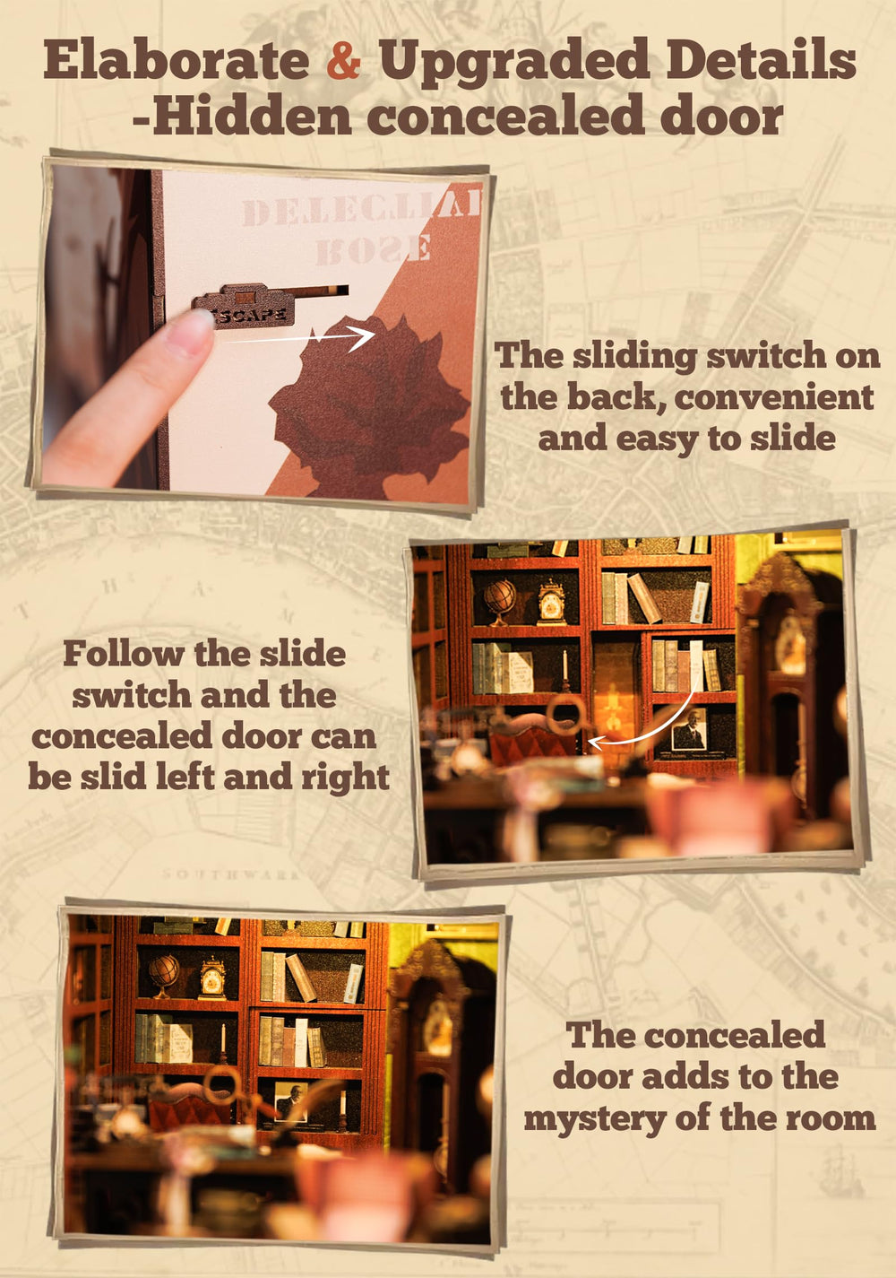 Cutebee Book Nook Kit suitable for teens and adults to enjoy together.