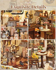 CUTEBEE Book Nook miniature furniture sparks mindful crafting sessions