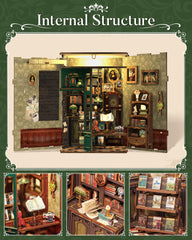CUTEBEE DIY assembly—enjoyable craft time building the booknook.