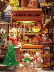 Cutebee Christmas Book Nook Kit gift idea for crafters and families.