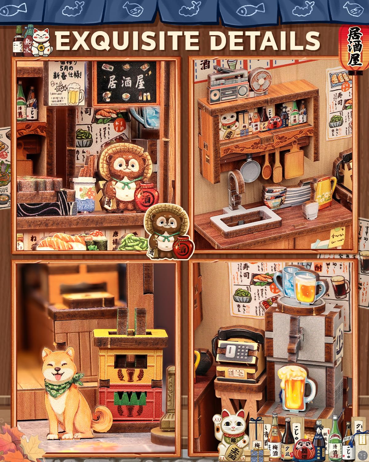 CUTEBEE DIY 3D puzzle assembly – immersive build for teens and adults