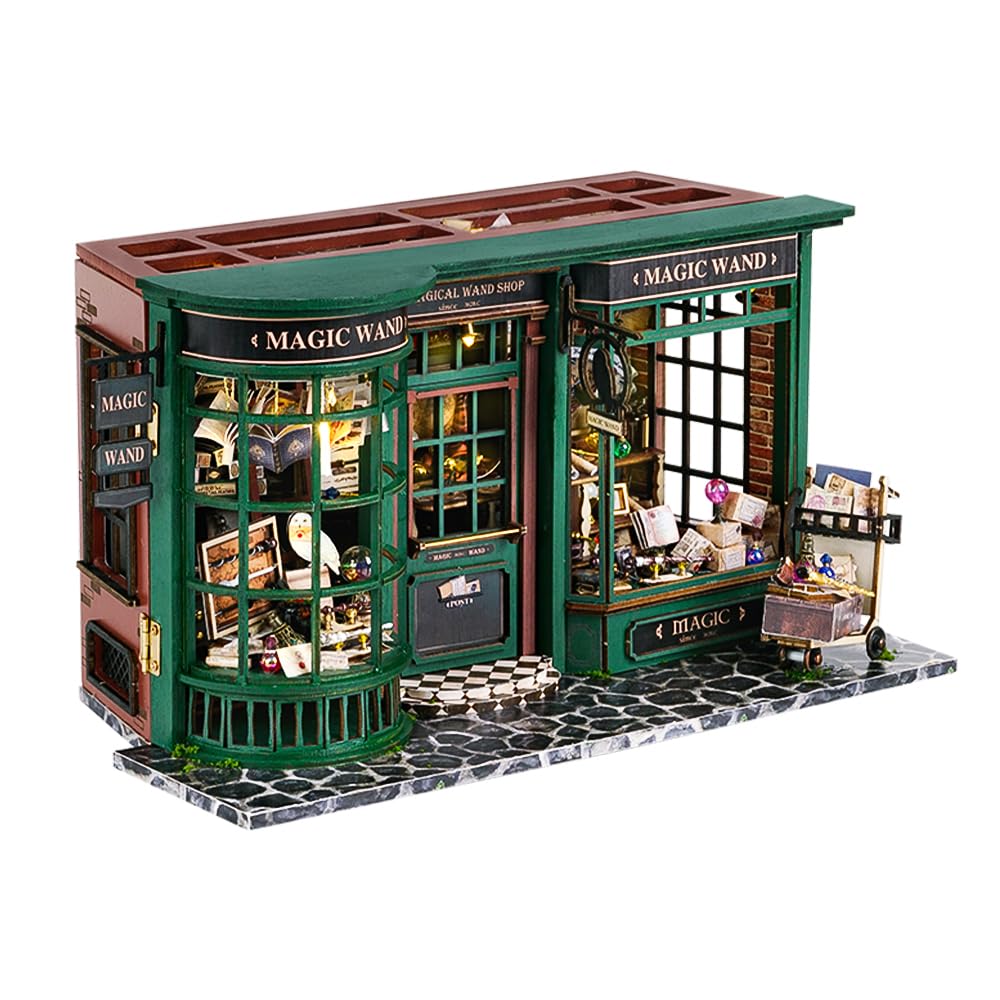 CUTEBEE dollhouse kit parts show precise cuts for easy assembly and a clean finish