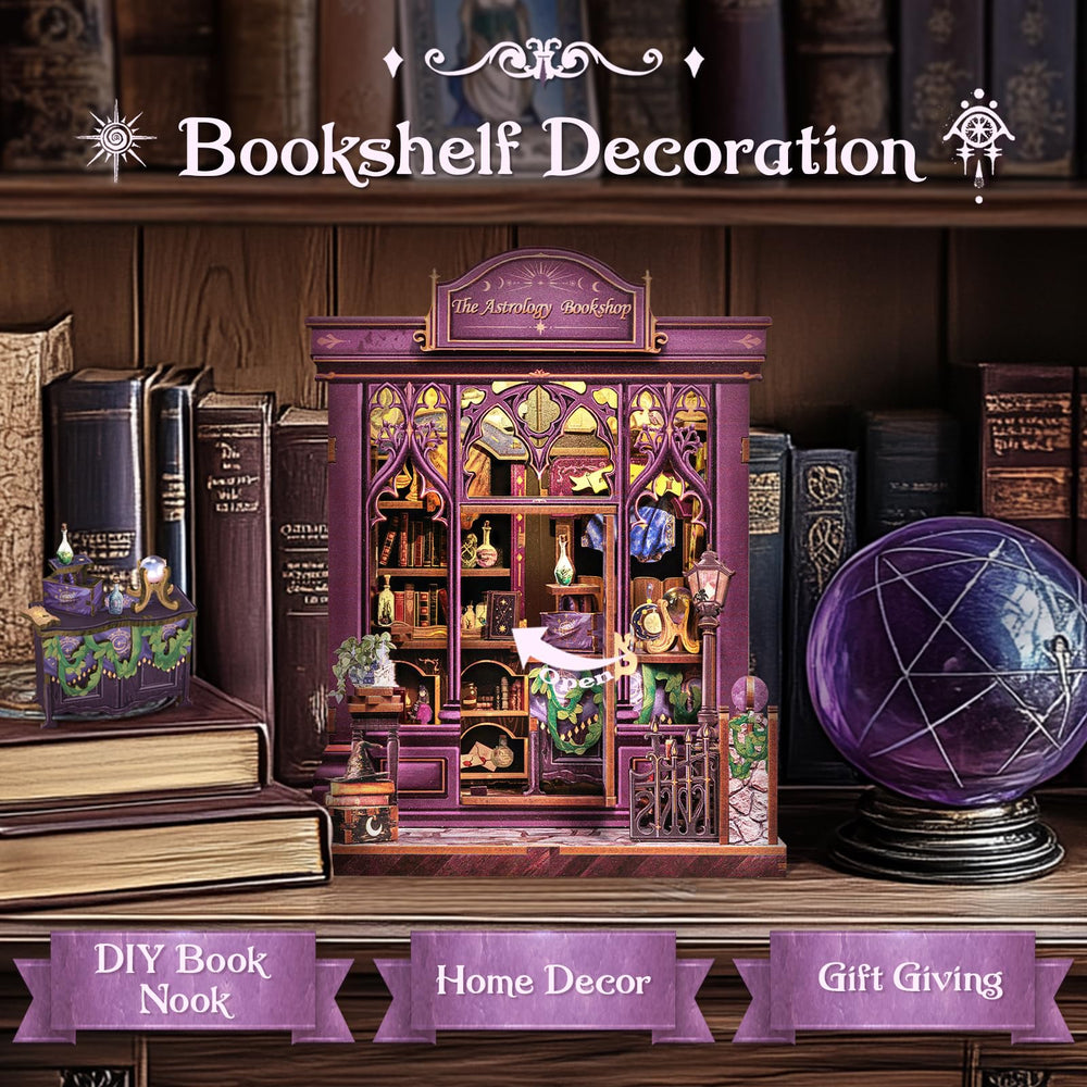 CUTEBEE miniature dollhouse kit assembly scene for immersive DIY fun.