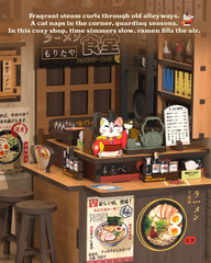 CUTEBEE Morita-Ya miniatures on shelf create cozy nook.
