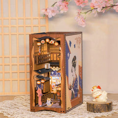 CUTEBEE Sakura petals detail highlighting the delicate garden vibe for cozy reading corners.