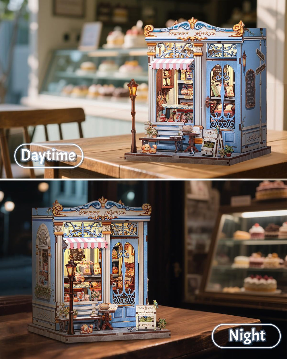 CUTEBEE Sweet Marie miniature patisserie sign invites whimsy and curiosity
