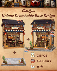 CUTEBEE Tiny house display – compact decor for desks and shelves