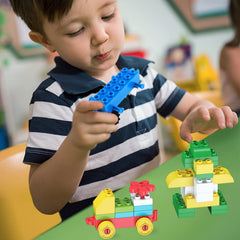 Cutedeer non-toxic blocks prioritize safety while encouraging hands-on building.