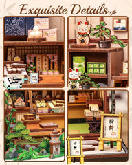 Cutefun Book Nook 3D Puzzle Pieces capture the satisfying assembly process