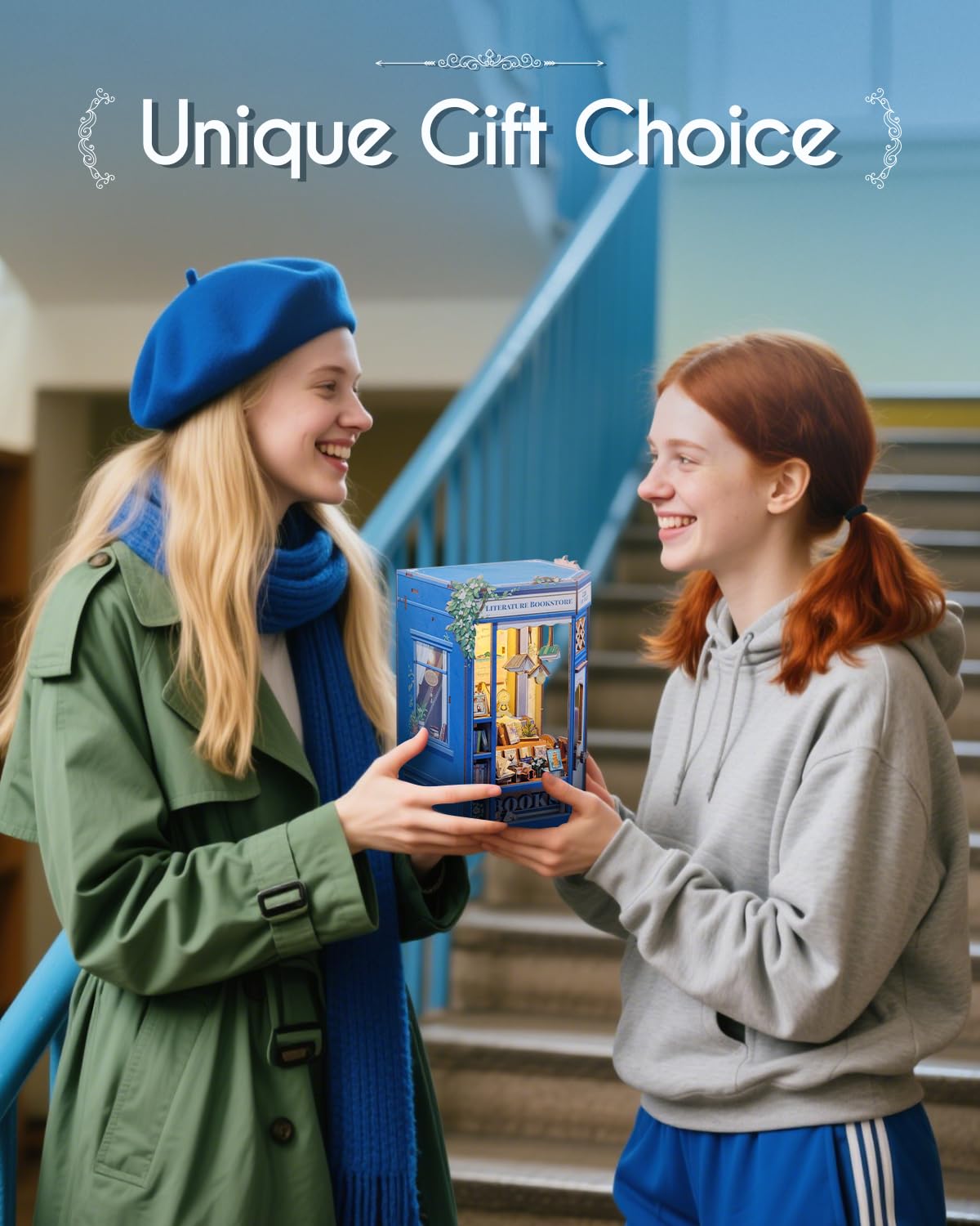 Cutefun Book Nook Kit gift packaging suits thoughtful creative gifts.