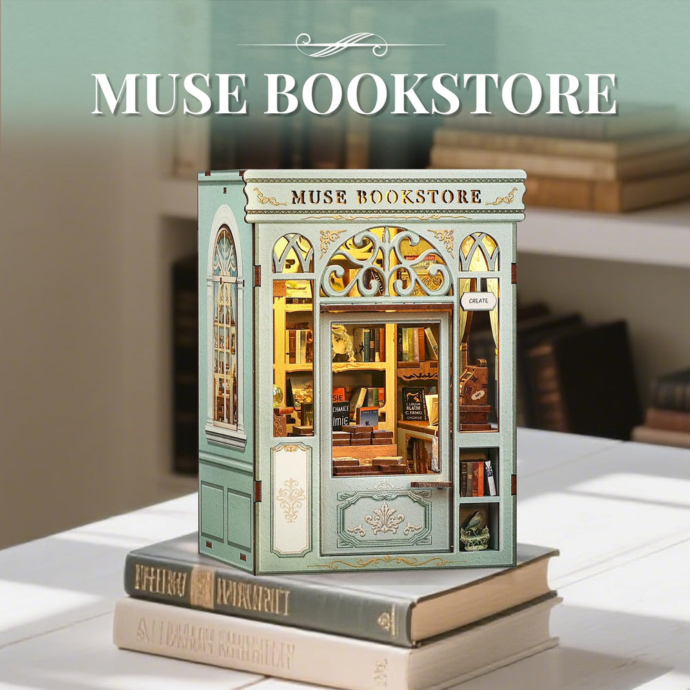 Cutefun Book Nook Kit LED light creates cozy ambience