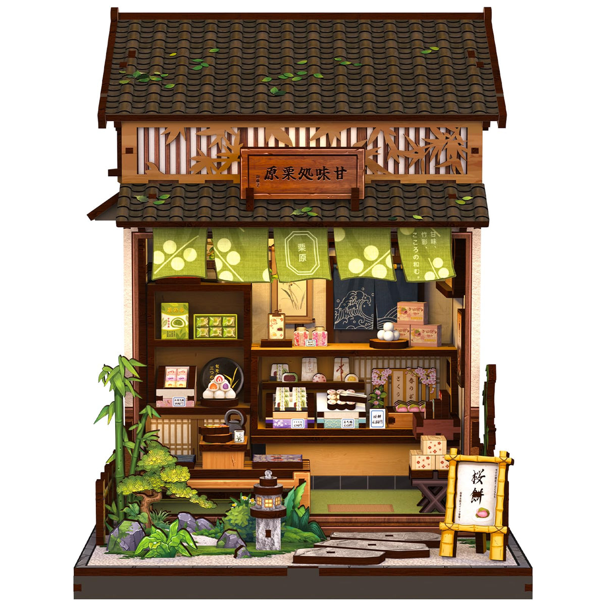 Cutefun Book Nook Sweet Shop assembly highlights a cozy desk display for relaxing reading