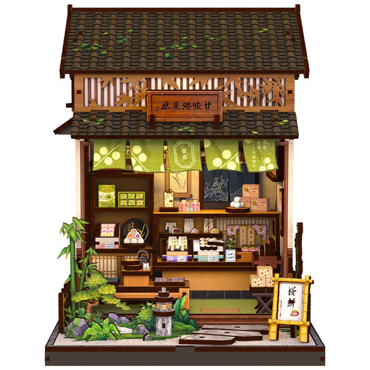 Cutefun Book Nook Sweet Shop assembly highlights a cozy desk display for relaxing reading