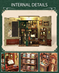 Cutefun high-quality wood pieces promise a durable bookshelf centerpiece.