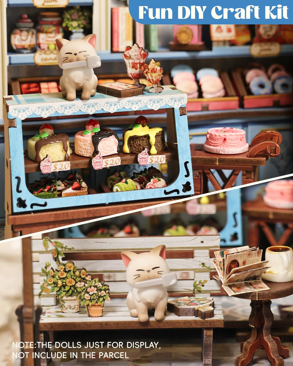 Cutefun Sweet Marie battery box and wiring power the glow without cables.