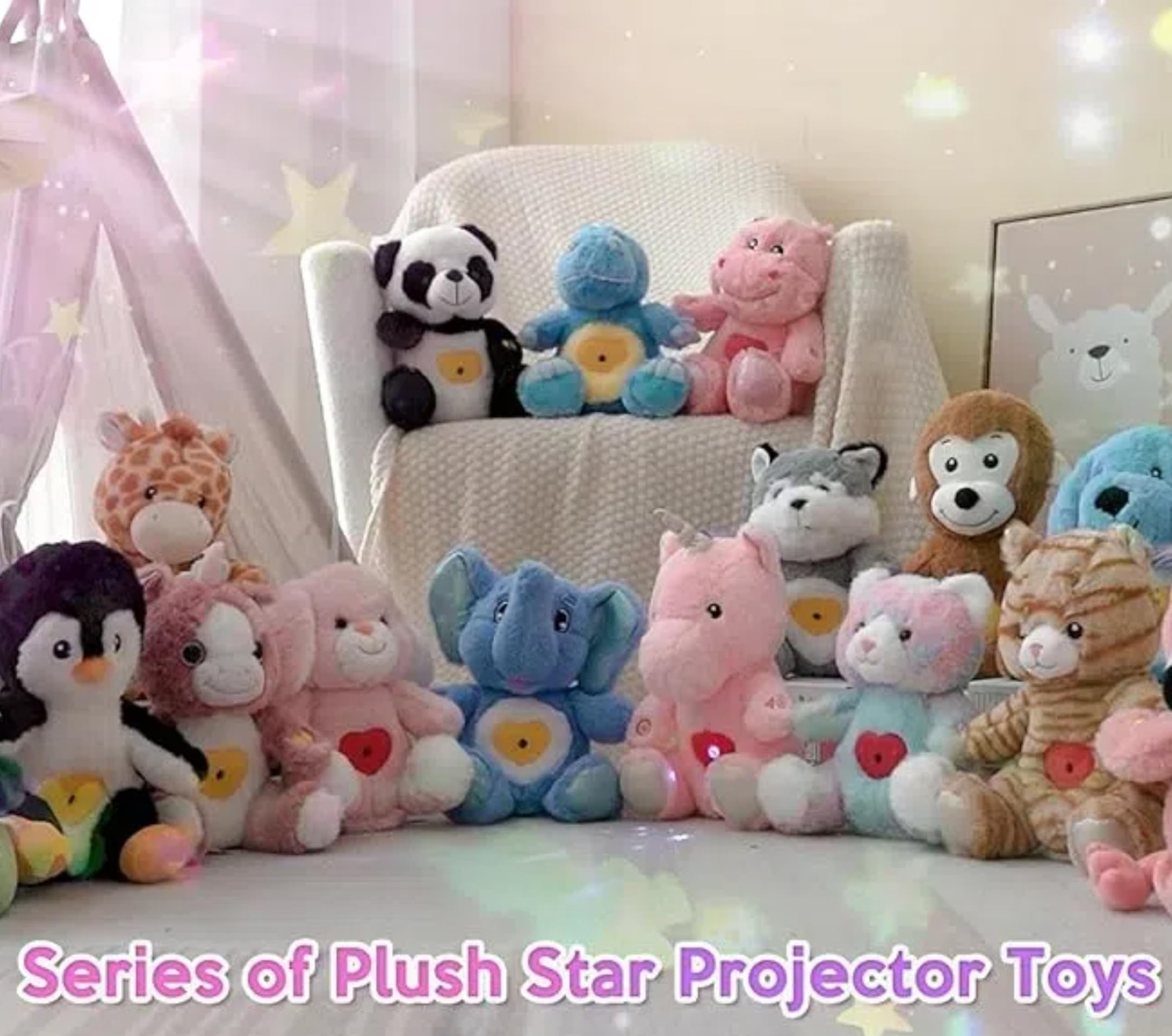 Cuteoy bedroom decor elephant plush gift idea for birthdays and holidays.