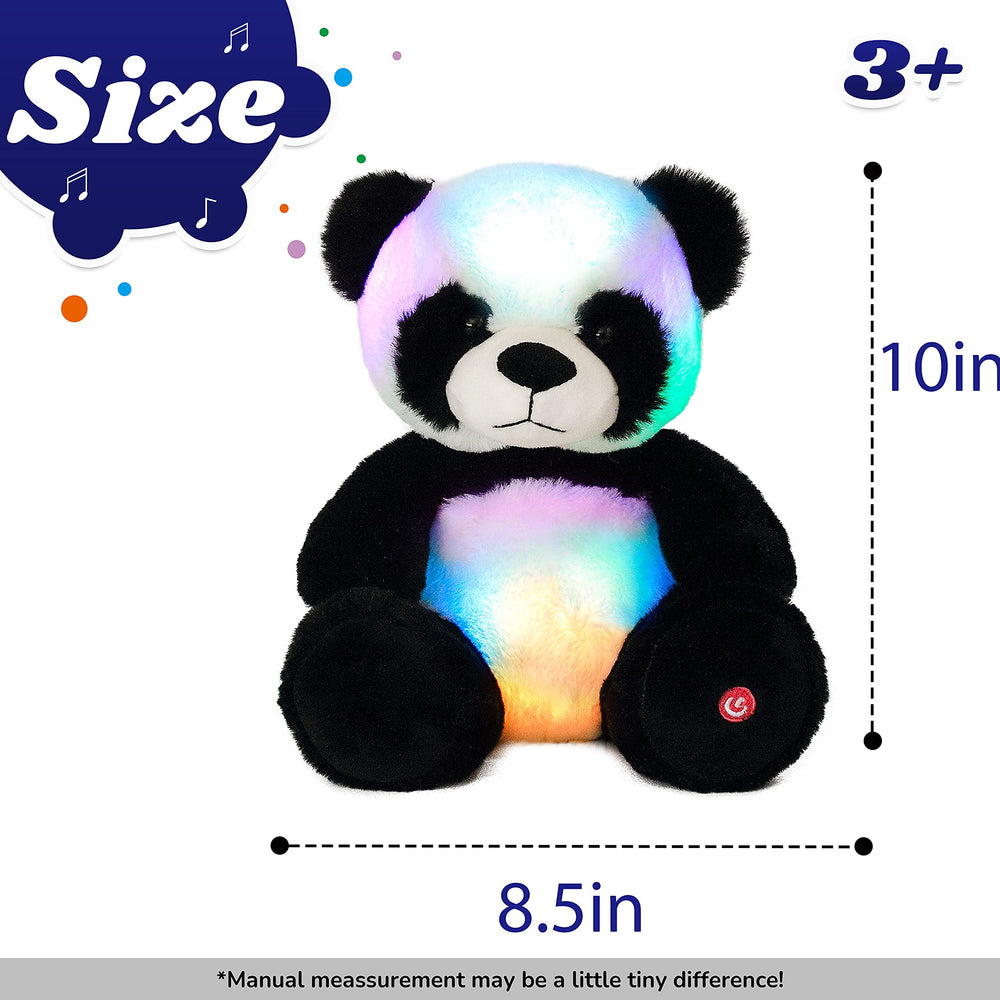 Cuteoy panda plays lullabies when paws are pressed for bedtime joy