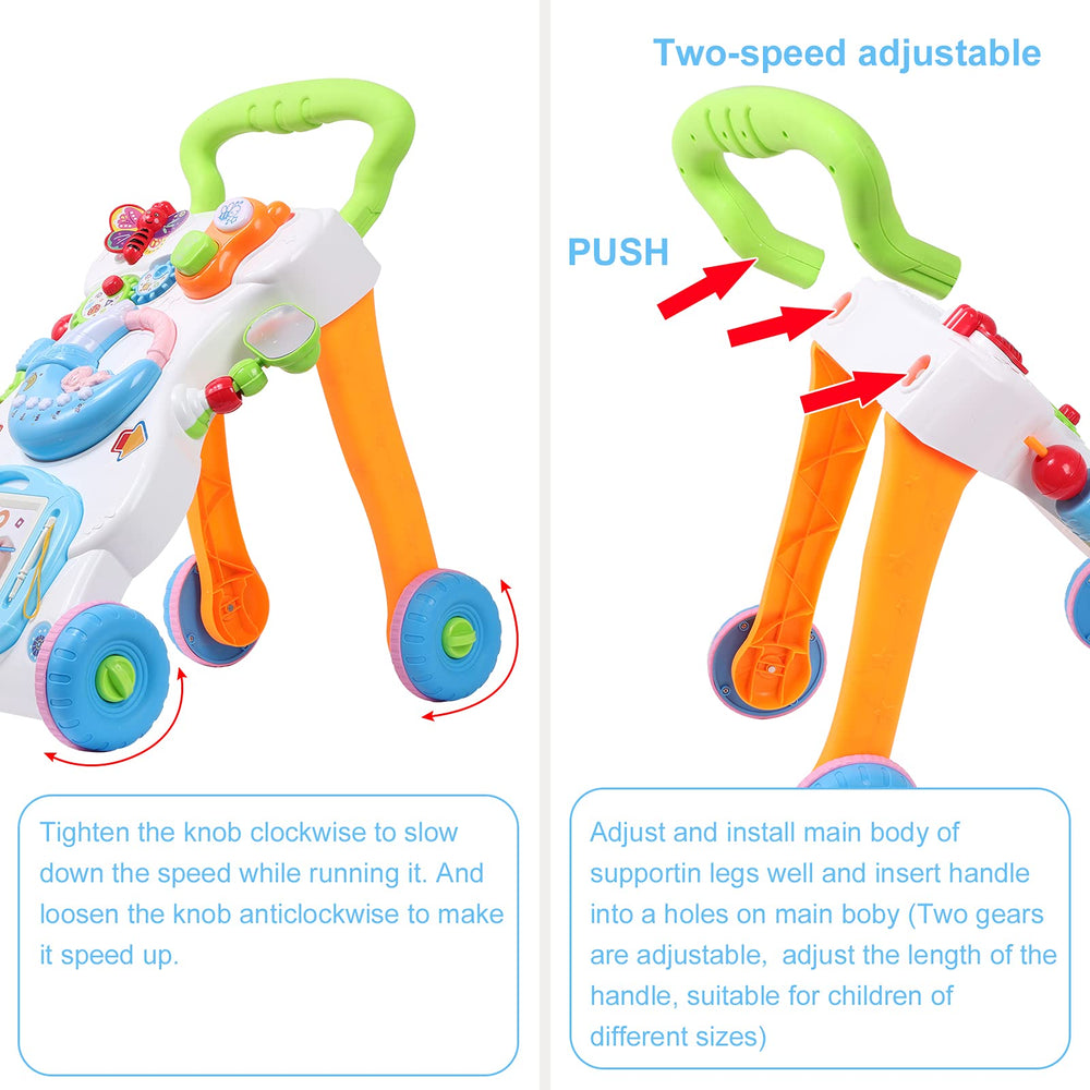 Cuterabit detachable drawing board for creative play anywhere with the walker.