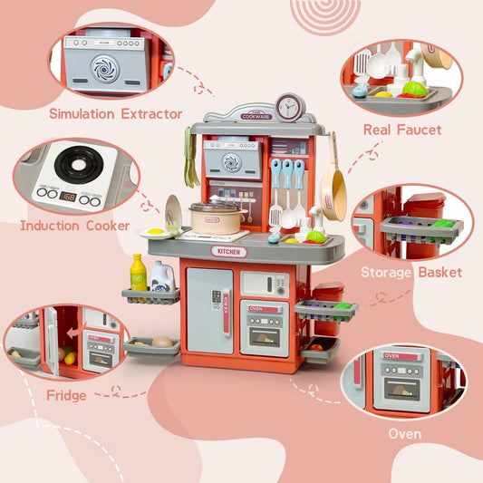 Cuterabit play sink with running water enhances pretend washing and cleanup play