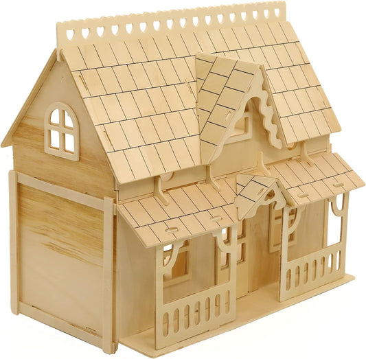 CUTEROOM fantasy villa model kit interior detail with LED lighting option